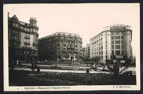 AK Bilbao, Plaza de D. Federico Moyua, Strassenbahn