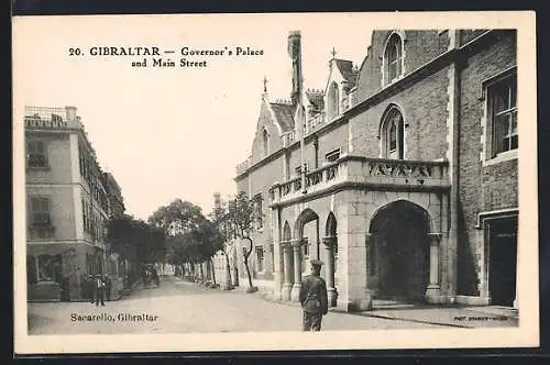AK Gibraltar, Governor`s Palace and Main Street
