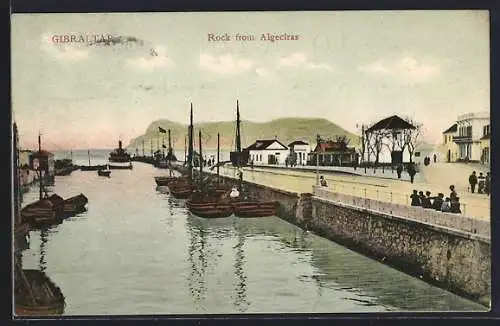AK Gibraltar, Rock from Algeciras, Segelboote