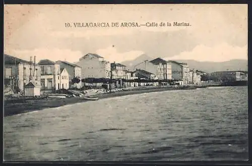 AK Villagarcia de Arosa, Calle de la Marina
