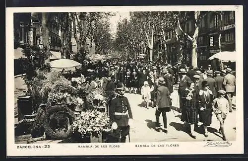 AK Barcelona, Rambla de les Flors, Rambla de las Flores