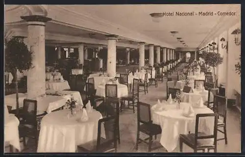 AK Madrid, Hotel Nacional, Comedor
