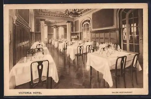 AK Barcelona, Victoria Hotel, Plaza Cataluna, Salon Restaurant