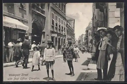 AK Gibraltar, Waterport Street with Post Office