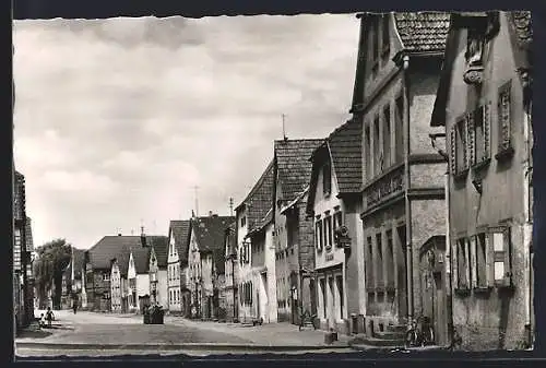 AK Geldersheim bei Schweinfurt, Strassenpartie