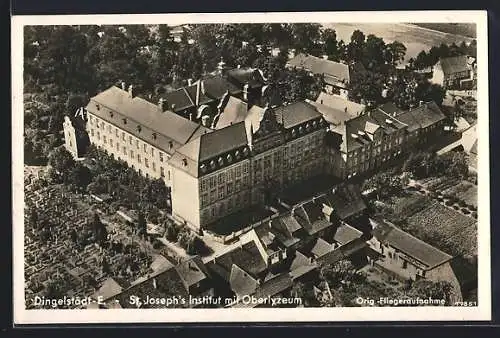AK Dingelstädt, Orig. Fliegeraufnahme