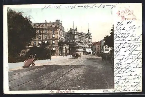 AK Bremen, Strasse am Heerdentor