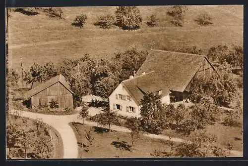 AK Weidenhof bei Ebnisee, Hotel Haus Österle mit Strassenpartie