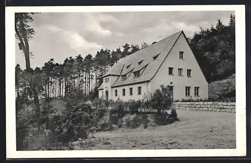 AK Weissenbrunn / Altdorf, Jugendherberge am Wald
