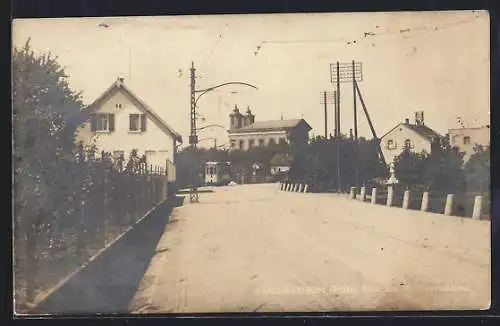 AK Oggersheim /Pfalz, Blick zur Wallfahrtskirche