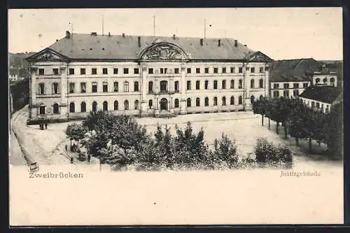 AK Zweibrücken, Blick auf das Justizgebäude