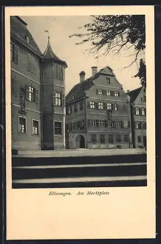 AK Ellwangen, Partie am Marktplatz