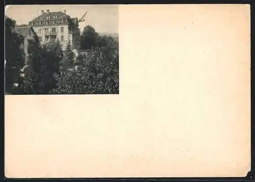 AK Bad Kissingen, Blick auf Hotel Hoffmann, Schönbornstrasse 22a u. 23