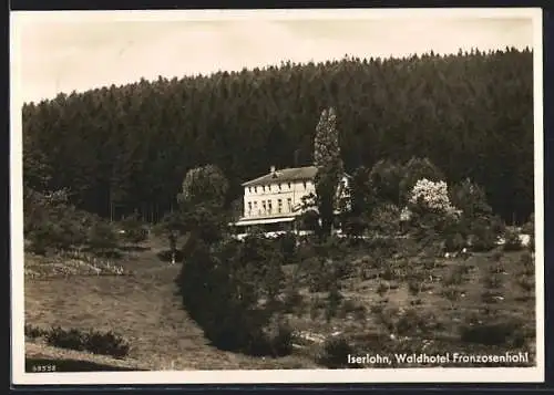 AK Iserlohn, Blick auf das Waldhotel Franzosenhohl