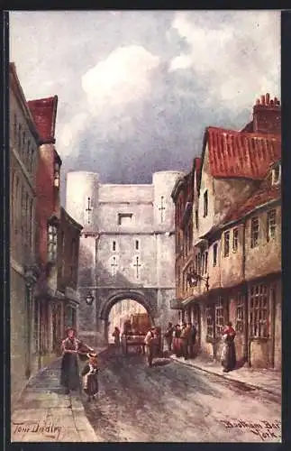 Künstler-AK York, Bootham Bar