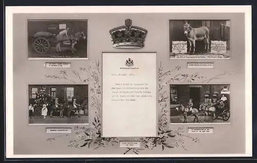 AK Halifax, Racing Cutlets, Letter from Windsor Castle