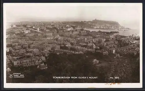AK Scarborough, View from Oliver`s Mount