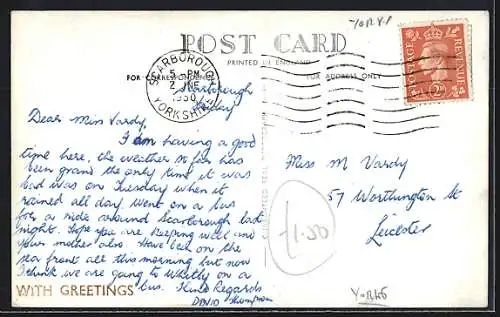 AK Scarborough, View from Oliver`s Mount