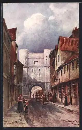 Künstler-AK York, Bootham Bar