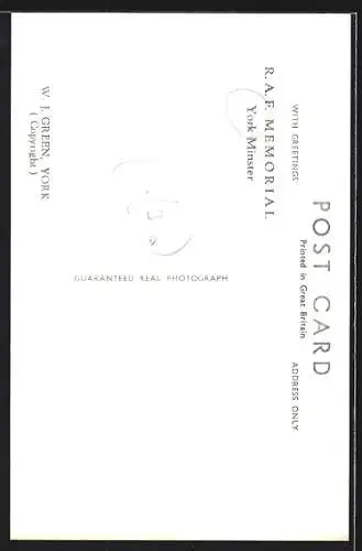 AK York, Minster, R. A. F. Memorial