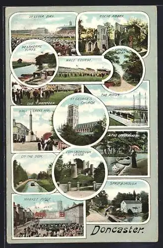 AK Doncaster, The Rings, Market Place, Hexthorpe Flats, Race Course