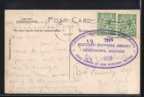 AK Doncaster, Station Road, Strassenbahn