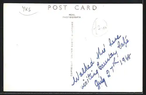 AK Sleights, Strassenansicht des Ortes