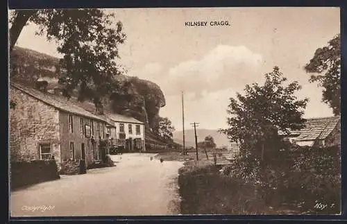 AK Kilnsey Cragg, Strassenpartie im Ort