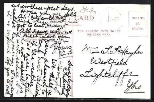 Künstler-AK Halifax, Old Market and part of Crown Street