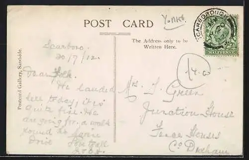 AK Scarborough, The Lighthouse and Trawler