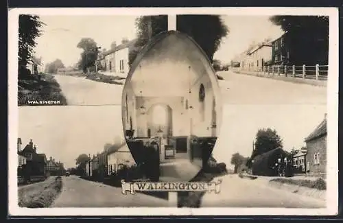 AK Walkington, Strassenpartien des Ortes