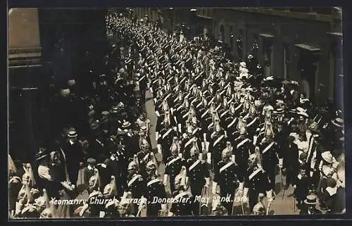 AK Doncaster, Yeomanry Church Parade, May 22nd 1910
