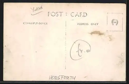 AK Horsforth, Dean Head, Sanatorium Moorside