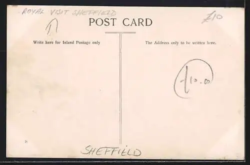 AK Sheffield, Royal Visit