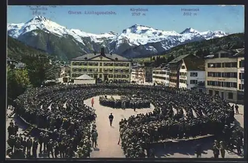 AK Glarus, Landsgemeinde mit Gandstock, Kärpfstock und Hausstock