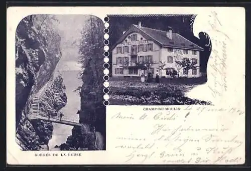 AK Champ-du-Moulin, Hotel de la Truite, Gorges de la Reuse