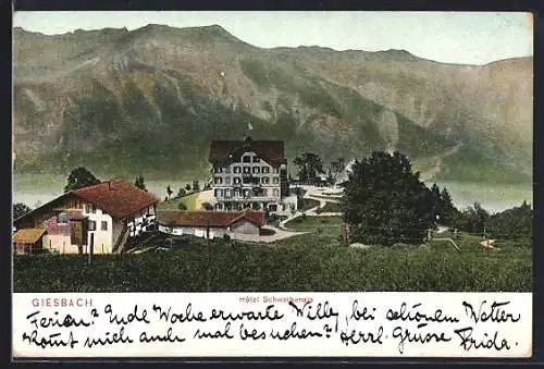 AK Giessbach, Hotel Schweibenalp