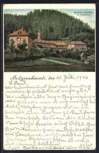 AK Heiligenschwendi, Bernische Heilstätte für Tuberkulöse