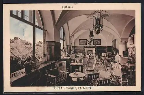 AK St. Moritz, Hotel La Margna, Vestibül