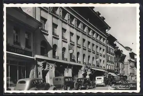 AK Bern, Gross-Restaurant Bürgerhaus in der Neuengasse 20