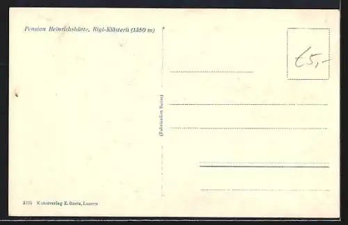 AK Rigi-Klösterli, Pension Heinrichshütte