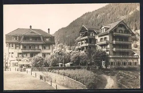 Foto-AK Wengen, Hotel Silberhorn