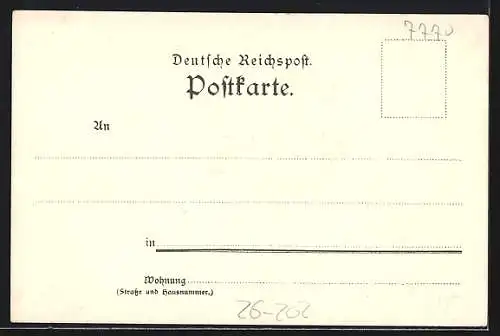 Künstler-AK Carl Biese: Ueberlingen / Bodensee, Blick vom Bodensee zur Stadt