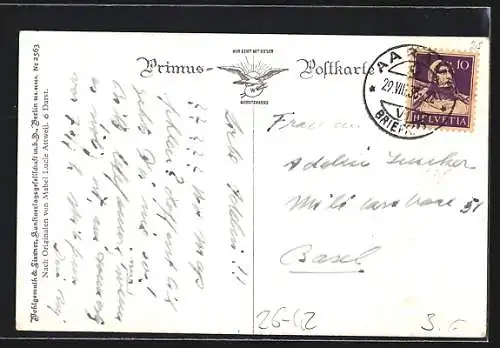 Künstler-AK Mabel Lucie Attwell: Kind vor kaputtem Auto