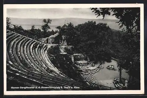 AK Thale a. Harz, Harzer Bergtheater a. d. Hexentanzplatz