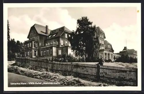 AK Schierke /Harz, VWR-Hotel Heinrich Heine