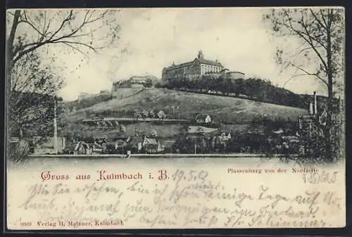 AK Kulmbach i. B., Plassenburg von der Nordseite