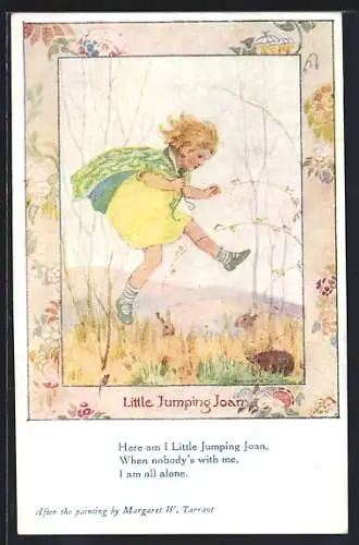 Künstler-AK Margaret W. Tarrant: Hüpfende Joan