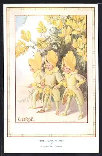 Künstler-AK Margaret W. Tarrant: The Gorse Fairies