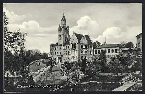 AK Eibenstock i. sächs. Erzgebirge, Rathaus
